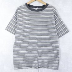 画像1: 90's BASIC EDITIONS ジャガードTシャツ (1)