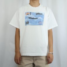 画像3: 90's Microsoft CANADA製 "Windows 95" コンピューター企業 プリントTシャツ XL (3)