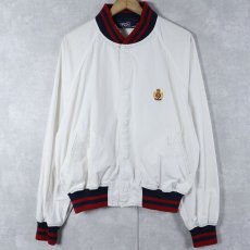 画像1: POLO Ralph Lauren クレストロゴ刺繍 コットンスタジャン M (1)