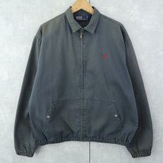 画像1: 90's POLO Ralph Lauren ロゴ刺繍 コットンスイングトップ M (1)