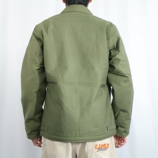 画像3: 70's U.S.NAVY A-2 デッキジャケット DEADSTOCK MEDIUM (3)