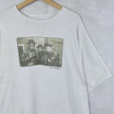 画像1: 90's RUN DMC ヒップホップグループ プリントTシャツ XL (1)