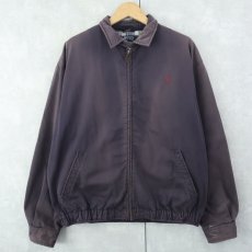 画像1: POLO Ralph Lauren ロゴ刺繍 コットンスイングトップ NAVY M (1)