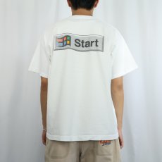 画像4: 90's Microsoft CANADA製 "Windows 95" コンピューター企業 プリントTシャツ XL (4)