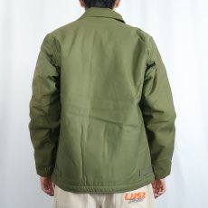 画像3: 70's U.S.NAVY A-2 デッキジャケット DEADSTOCK MEDIUM (3)