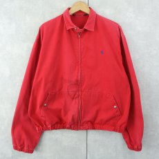 画像1: 90's POLO Ralph Lauren ロゴ刺繍 コットンスイングトップ M (1)