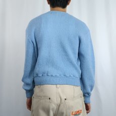 画像5: 60's CAMPUS USA製 モヘアニットカーディガン L (5)