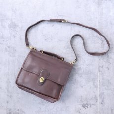 画像1: 90's COACH レザーショルダーバッグ (1)