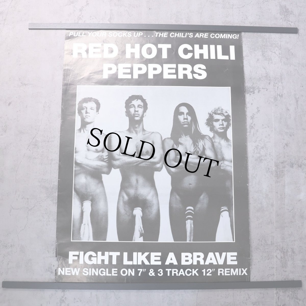 画像1: Red Hot Chilli Peppars "FIGHT LIKE A BRAVE" Rock Band Poster (1)