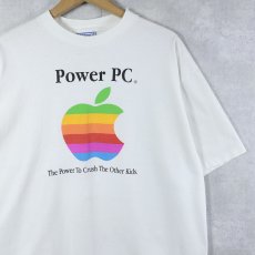 画像1: 90's Apple USA製 レインボーロゴ プリントTシャツ XL (1)
