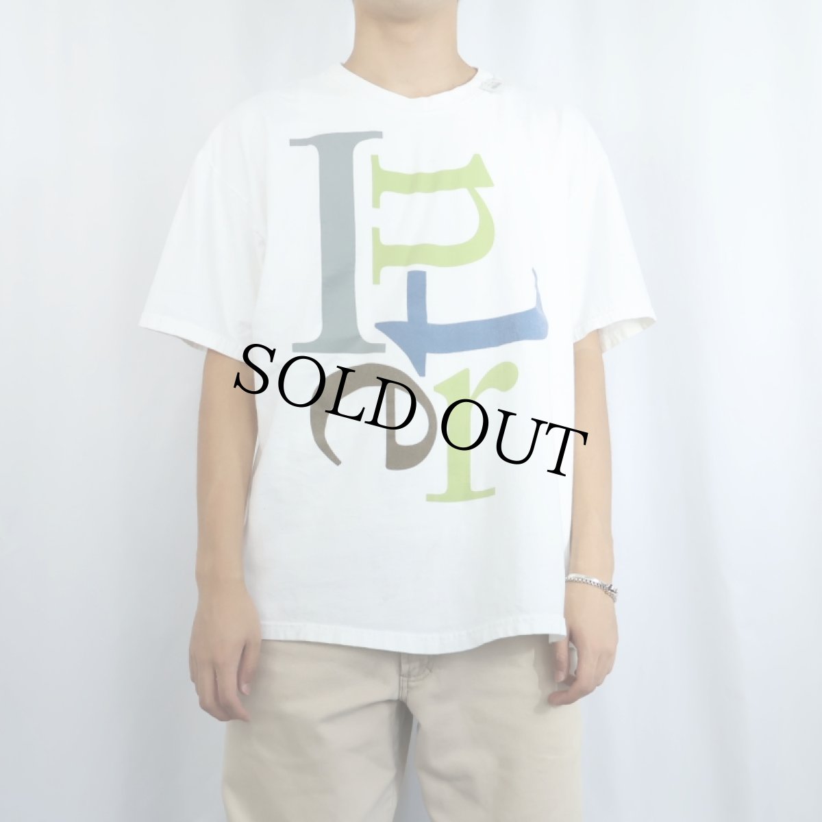 画像3: 2000's "Inter face" プリントTシャツ XL (3)
