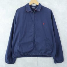 画像1: 80's POLO Ralph Lauren ロゴ刺繍 コットンスイングトップ L (1)