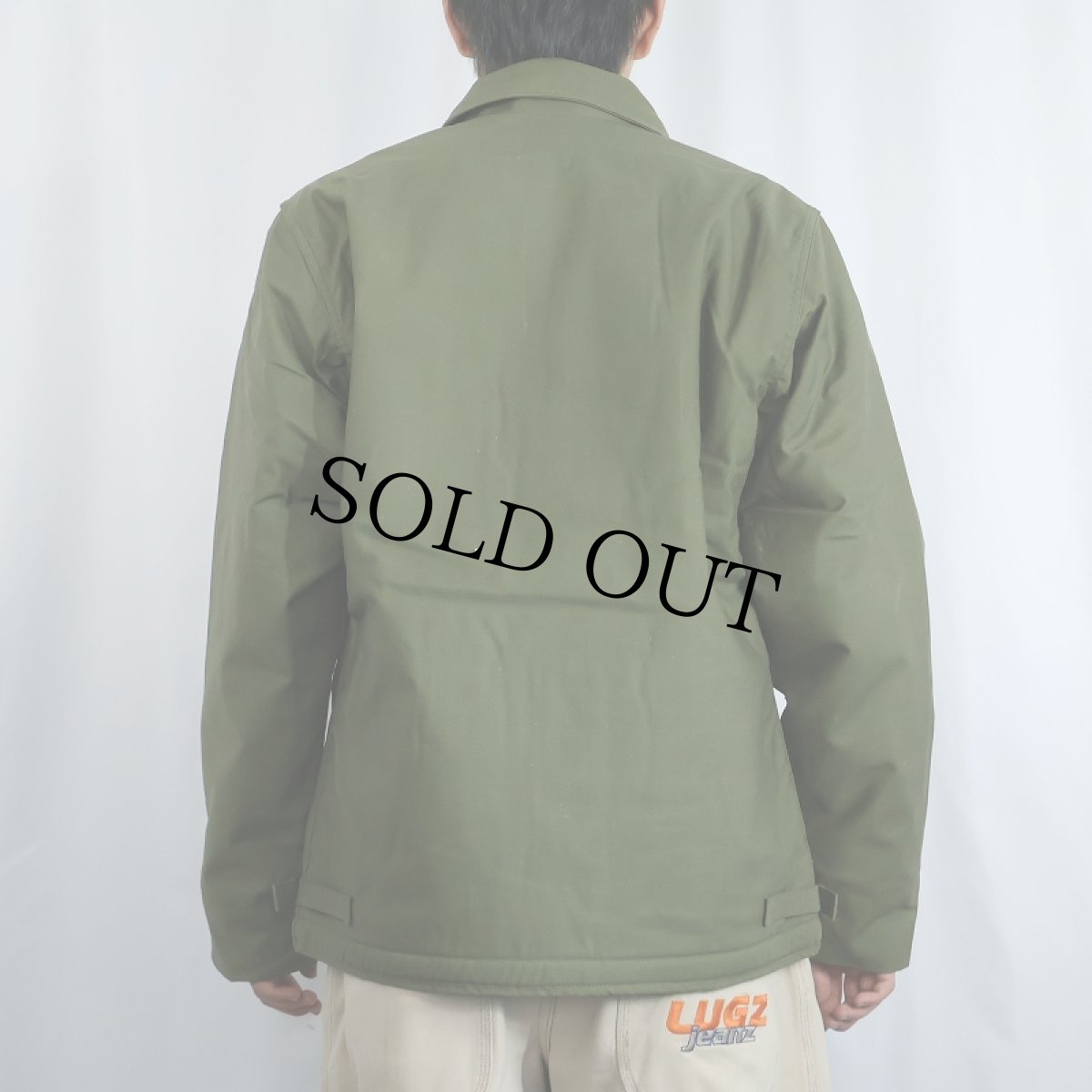 画像3: 70's U.S.NAVY A-2 デッキジャケット DEADSTOCK MEDIUM (3)