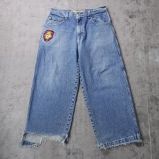 画像1: JNCO JEANS USA製 "Jester" パッチ付き デニムパンツ W33 (1)