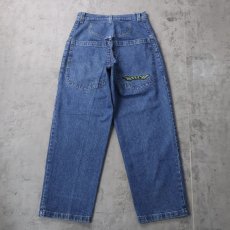 画像2: JNCO JEANS USA製 "The Low Down" パッチ付き デニムパンツ W32 (2)