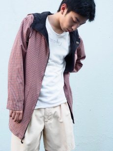 画像2: LAUREN Ralph Lauren 千鳥格子柄 リバーシブル コットンジャケット L (2)
