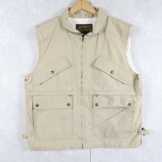 画像1: Eddie Bauer コットンフィッシングベスト M (1)