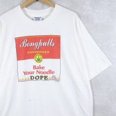 画像1: 2000's "Bongpulls" パロディ ガンジャプリントＴシャツ XL (1)