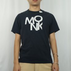 画像2: Thelonious Monk ジャズピアニストプリントTシャツ M (2)