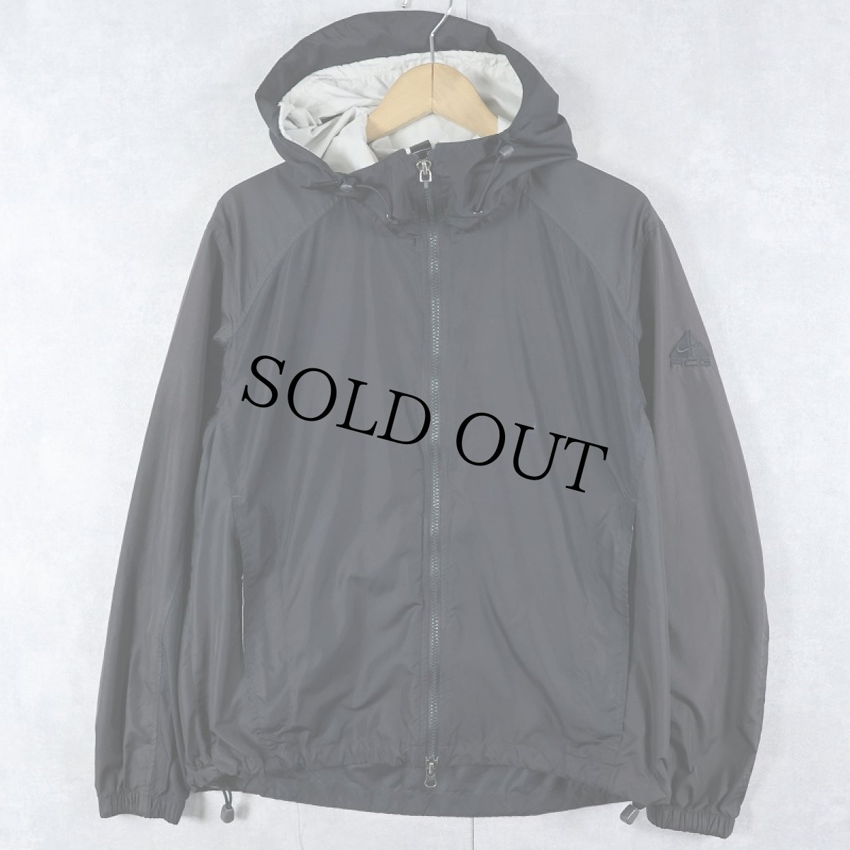 画像1: NIKE ACG  "OUTER LAYER 3" ソフトシェルジップパーカー BLACK M (1)