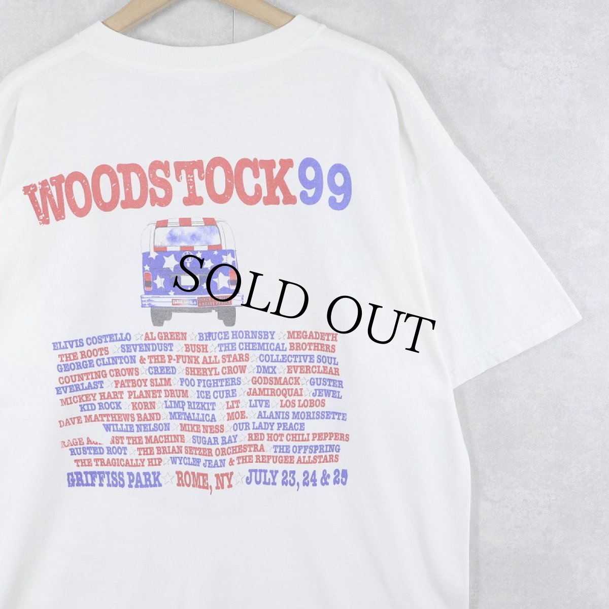 画像2: 1999 WOODSTOCK ロックフェスティバルTシャツ XL (2)