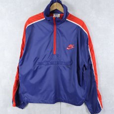 画像1: 70's NIKE USA製 サイドライン ナイロンプルオーバージャケット L (1)