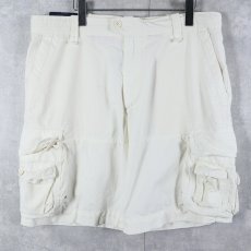 画像1: POLO Ralph Lauren ヘリンボーンツイル コットンカーゴショーツ タグ付き未使用 W36 (1)