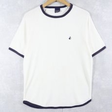 画像1: 80〜90's JOCKEY USA製 パイルTシャツ L (1)
