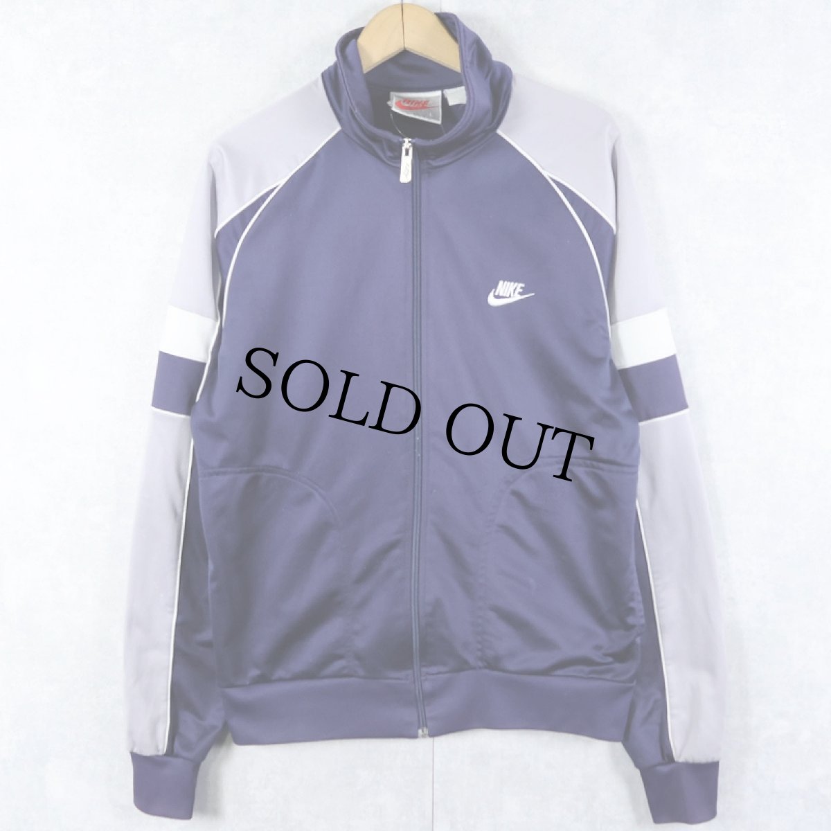 画像1: 90's NIKE 銀タグ 切り替えデザイン トラックジャケット L (1)