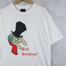 画像1: 90's A Chrisymas Carol USA製 "Bah Humbug" 映画プリントTシャツ XL (1)
