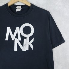 画像1: Thelonious Monk ジャズピアニストプリントTシャツ M (1)