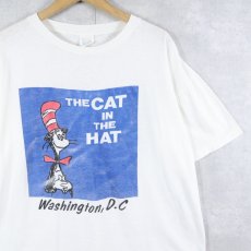 画像1: 90's Dr.Seuss THE CAT IN THE HAT キャラクタープリントTシャツ (1)
