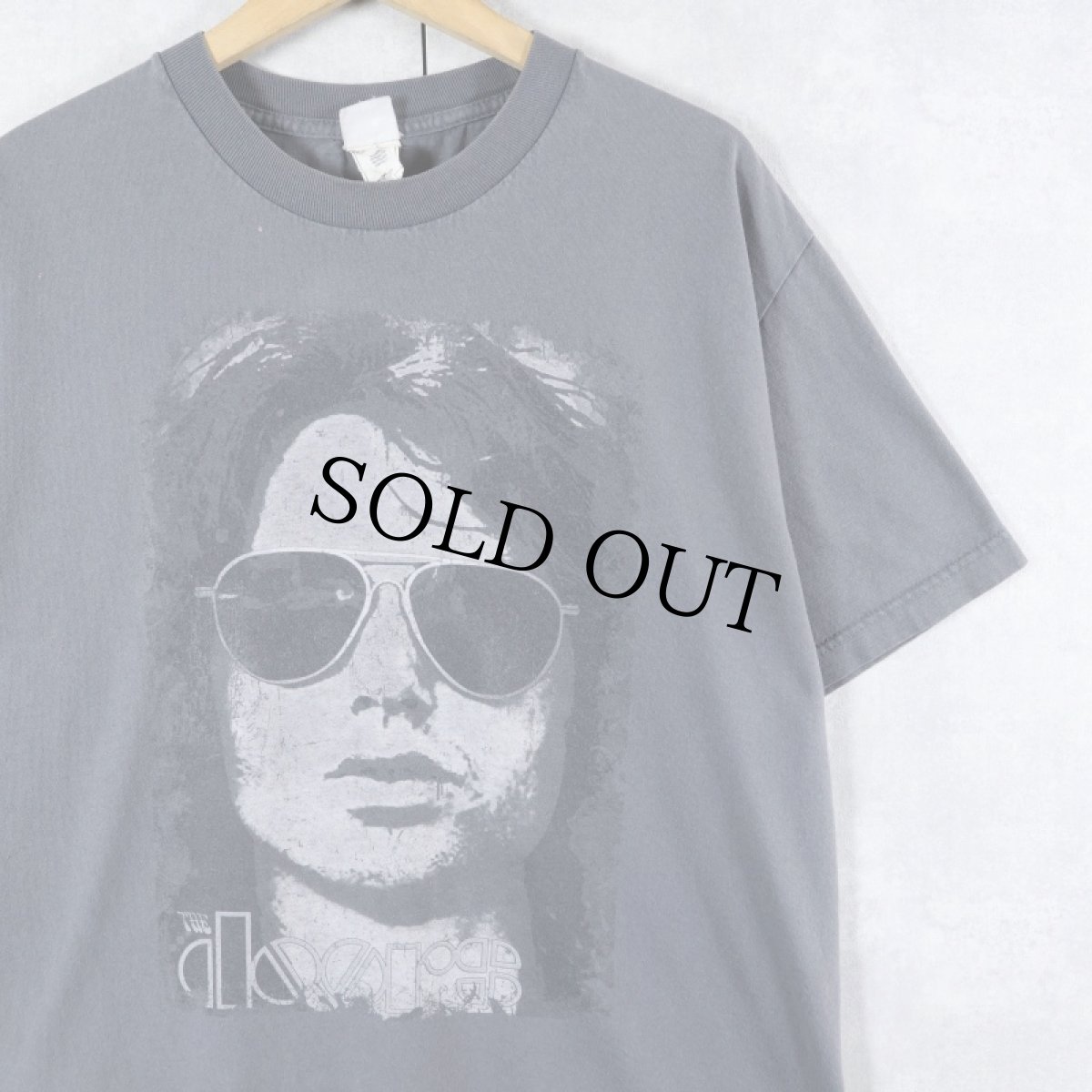 画像1: The Doors JIM MORRISON ロックバンドTシャツ L (1)