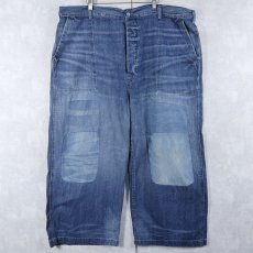 画像1: POLO Ralph Lauren "U.S.NAVY TYPE" デニムパンツ W46 (1)