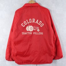 画像2: 60〜70's Champion C中ランタグ "COLORADO TRACTOR PULLERS" ナイロンコーチジャケット (2)