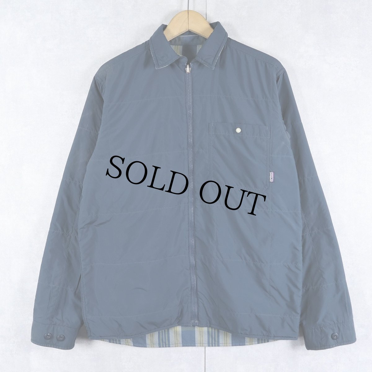 画像2: Patagonia コットン×キルティング リバーシブルジャケット (2)