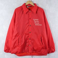 画像1: 60〜70's Champion C中ランタグ "COLORADO TRACTOR PULLERS" ナイロンコーチジャケット (1)