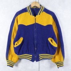 画像2: 50〜60's Reversa Brill ボア×コットン リバーシブルジャケット (2)