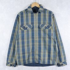 画像1: Patagonia コットン×キルティング リバーシブルジャケット (1)
