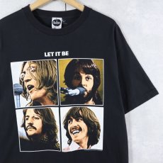 画像1: 2000's THE BEATLES "LET IT BE" ロックバンドTシャツ BLACK L (1)