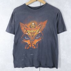 画像1: 80's TRIUMPH USA製 "NEVER SURRENDER TOUR 1983" ハードロックバンドツアーTシャツ BLACK L (1)