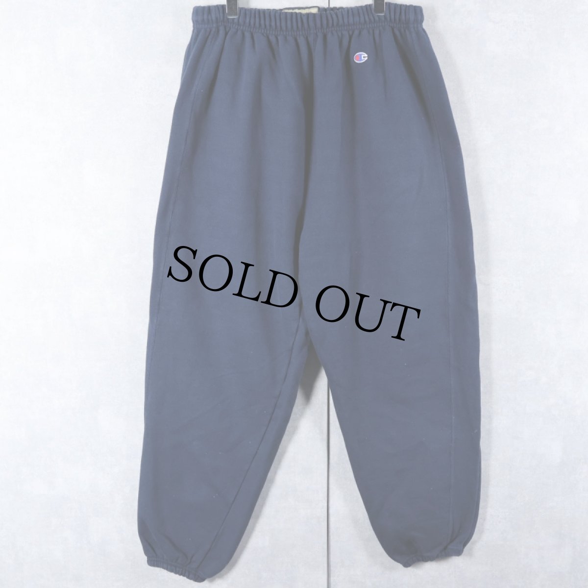 画像1: 2000's Champion REVERSE WEAVE 目付き スウェットパンツ NAVY XL (1)
