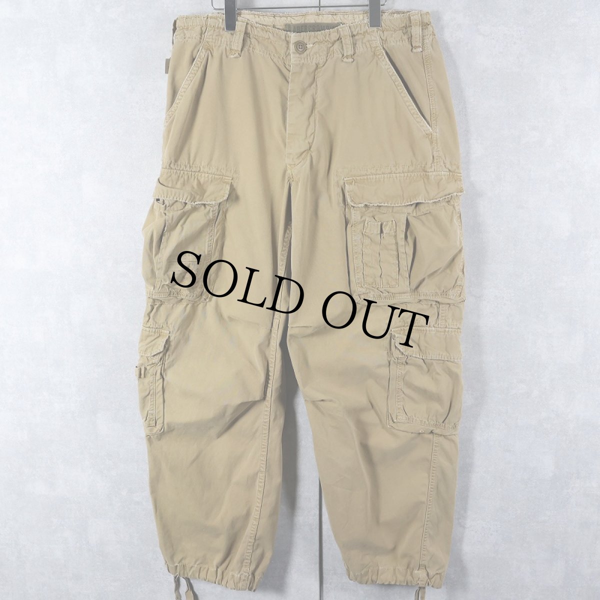 画像1: Abercrombie&Fitch コットンカーゴパンツ L (1)