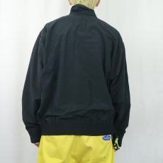 画像3: 90's NIKE 銀タグ ロゴ刺繍 ナイロンジャケット BLACK L (3)