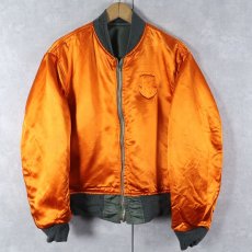 画像2: 70's U.S.AIRFORCE L-2B パッチ付き フライトジャケット MEDIUM (2)