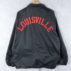 画像2: 60〜70's Champion C中ランタグ "LOUISVILLE" ナイロンコーチジャケット BLACK (2)