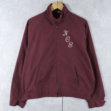 画像1: 60〜70's Sir Jac "NCS" 刺繡入り コットンスイングトップ (1)