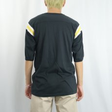 画像3: 80's FRUIT OF THE LOOM USA製 フットボールTシャツ BLACK XL (3)