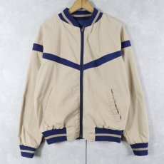画像1: 80's〜 Keith James ポリコットン リバーシブルジャケット M (1)