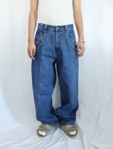画像3: JNCO JEANS USA製 "The Low Down" パッチ付き デニムパンツ W32 (3)